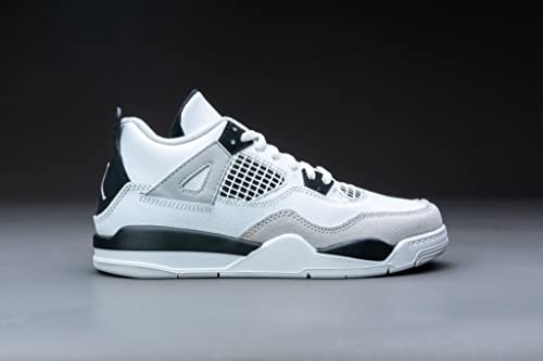 AIR JORDAN 4 Retro Military Black (PS) BQ7669-111 Size 33