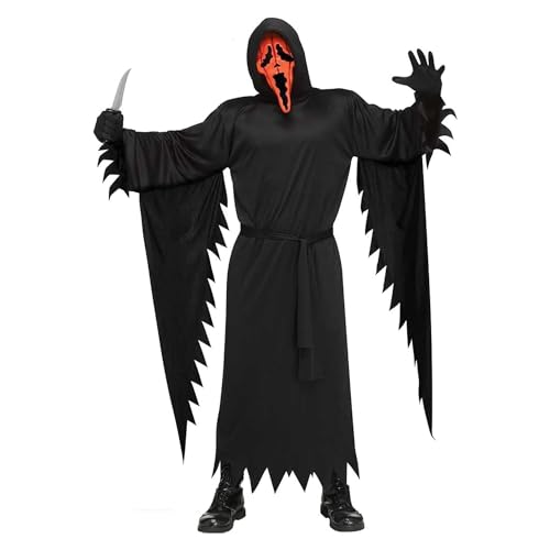 Pumpkin Ghost Face Adult Costume