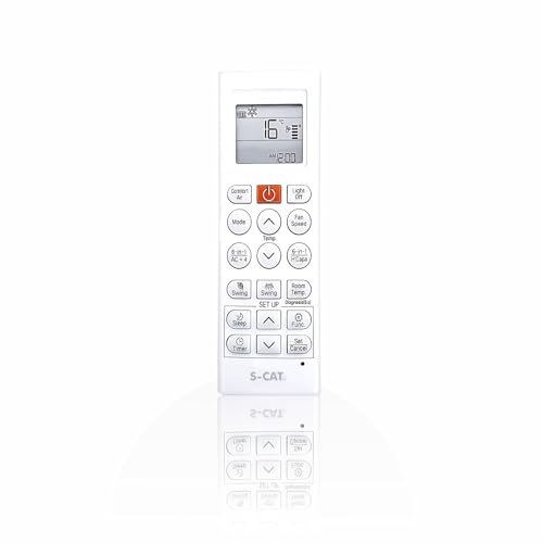 Image of S-CAT Compatible with LG AC Remote Control Original Model AKB75215406 (No Backlight) Suitable for 1 1.5 2 Ton Split & Window AC [AC - 36S] (in case of Any Issues, Contact Customer Care)