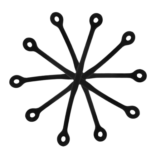 KESYOO 5pcs Tennis Racket Shock Absorber Dampener Racquet Silicone Shocking Absorbers Racket Accessories Shock Absorber Tennis Silicone Racket Damper Tennis Accessory Black