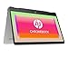 Produktbild HP Chromebook x360 14a-cb0010ng (14 Zoll / FHD IPS Touch) 2in1 Laptop (AMD 3015CE, 4GB DDR4, 64GB eMMC, ChromeOS, QWERTZ ) Silber