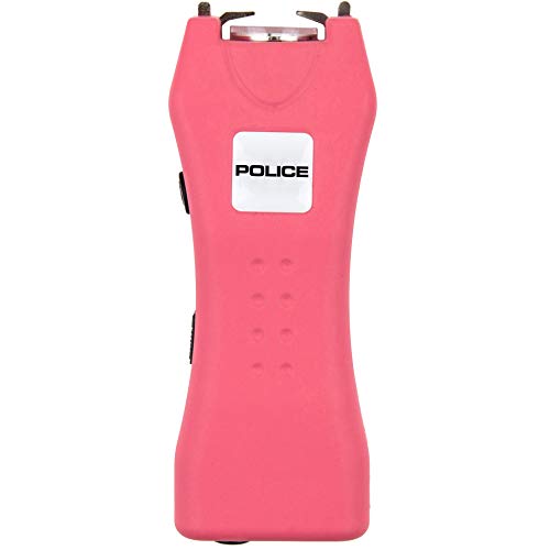 Police Stun Gun 618 - 59 Billion Mini Rechargeable With Led Flashlight, Pink #TOP3