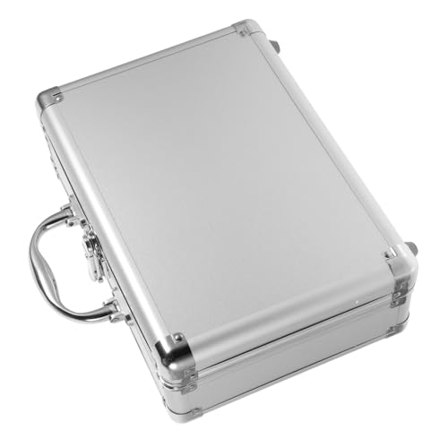 Makeup Box Organizer Aluminum Tool Case for Men Women Portable Storage