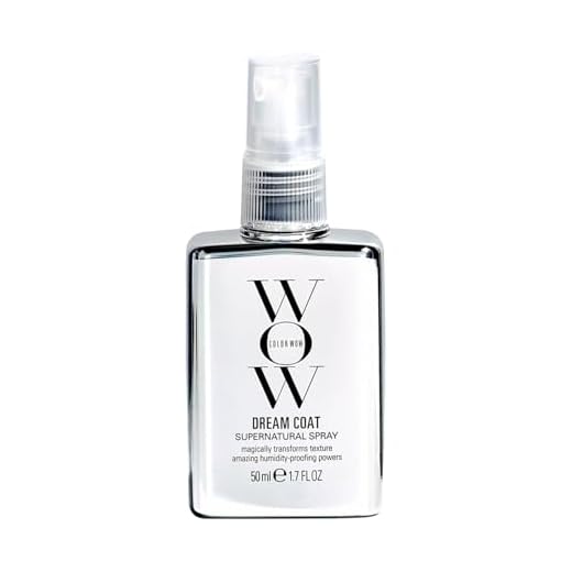 Color Wow Dream Coat Anti Frizz Spray für superglattes Haar, Hitzeschutz für Haare hält bis zu 3 Haarwäschen, Glanzspray für geschmeidige Haare, 50ml