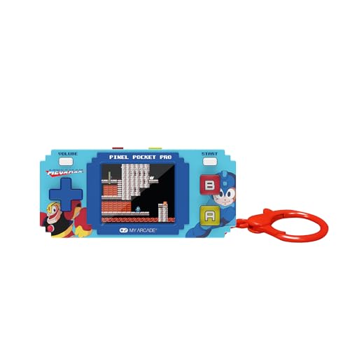 Image of My Arcade Mega Man Pixel Pocket Pro: Mega Man Video Game, Portable Keychain Arcade, Capcom