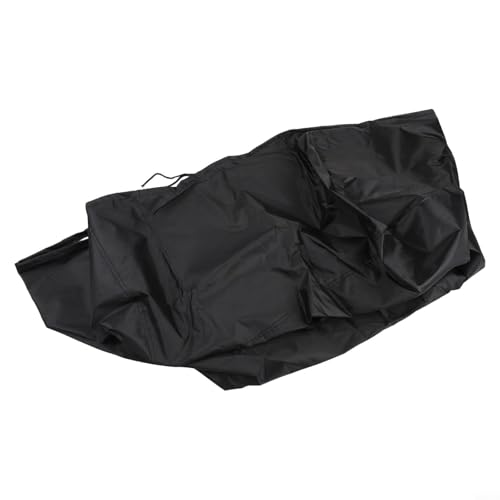 Ofengrillabdeckung, wasserdichte Ofenabdeckung, Outdoor-Pizzaofen-Abdeckung, verstellbarer Kordelzug, Oxford-Tuch-Grillabdeckung, 55 x 46 x 38 cm, Ofenabdeckung, schwarze Ofenabdeckung (420D)