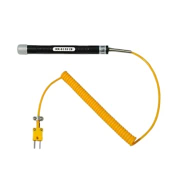 DAZZLEEX test temperature sensor, K Type Thermocouple Temperature Probe ...