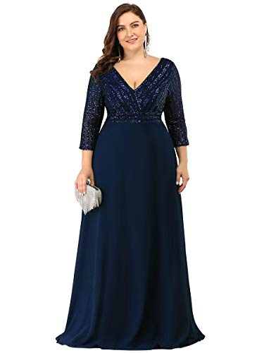 Ever-Pretty Women's Plus Size Long …