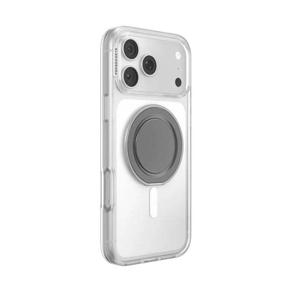 Image of PopSockets Low-Pro Grip for MagSafe, Thin Profile- Gunmetal