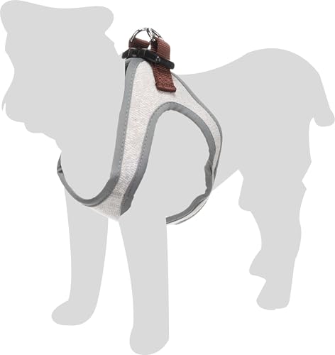 Flamingo Dog Harness Step&Go Nelson Grey M 35cm 42cm - Image 2