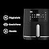Braun MultiFry 3 HF3030 Friggitrice ad Aria con 4.3L di Capacità, Forno ad Aria con Controllo della Temperatura 80-200°, Tecnologia RealAir, 8 Programmi Preimpostati, Controllo Touch, 1500W, Nero