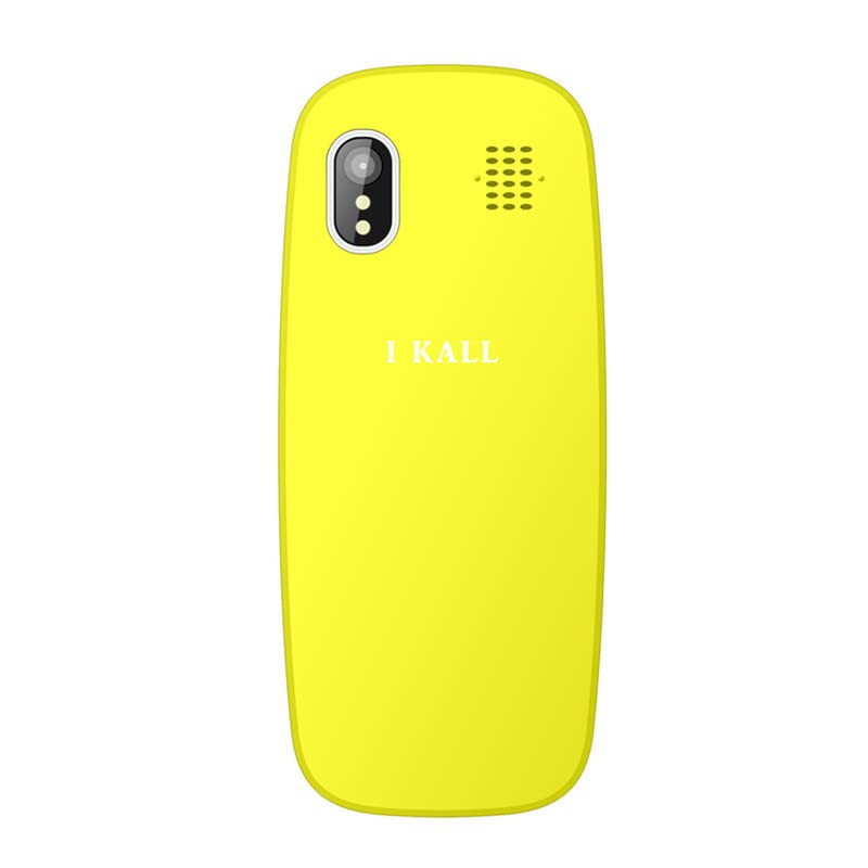 Image of IKALL K3310 Dual Sim Multimedia Keypad Mobile (1.8 Inch, 1000 mAh Battery) | Yellow