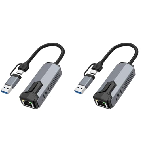 Adaptateur Réseau 5G Élimine les Coupures Wi-Fi avec Connexion RJ45 5000Mbps Laptop