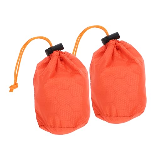 PENIKOKO Orange Schlafsack Aufbewahrungstaschen 2er Set
