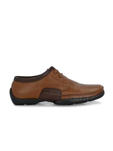 Image of egoss Formal Lace-Up Shoes for Men | Genuine Leather | Stylish & Comfortable | Perfect for Office, Party G-354