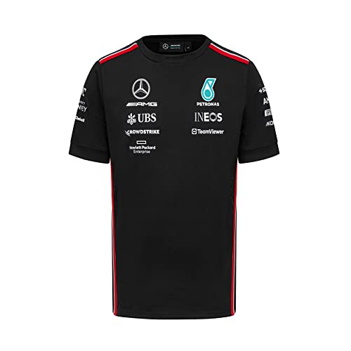 Mercedes AMG Petronas Formula One Team - Camiseta de piloto del Equipo 2026 - Negro - Talla: L