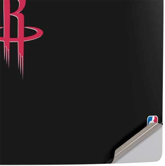 Skinit Decal Gaming Skin Compatible with PS5 Pro Console - Officially Licensed NBA Houston Rockets Standard - Black Design