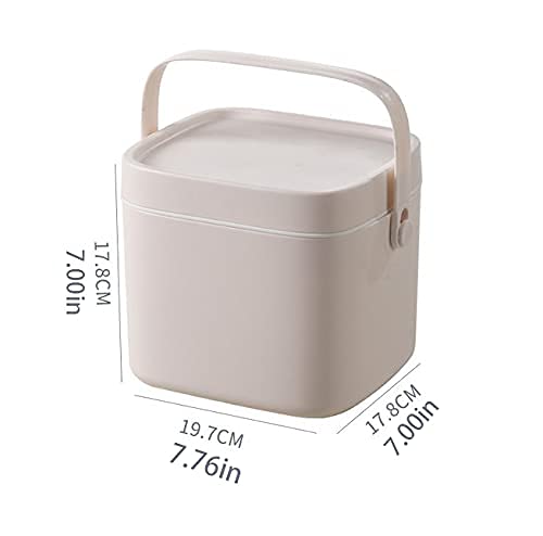 Kit de primeros auxilios portátil, caja de almacenamiento de 2 capas para uso doméstico y exterior, artículos esenciales para la salud con suministros médicos