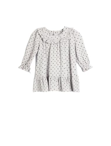 Vestido lila de manga larga Koton ideal para tardes de parque
