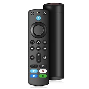 Replacement Voice Remote Control Fit for Smart TVs Stick/TV Cube/4K Max/4K/Stick Lite/Stick HD, Smart TV 3rd Gen, Compatible with Toshiba/Insignia/Pioneer Smart TVs and Omni QLED Series