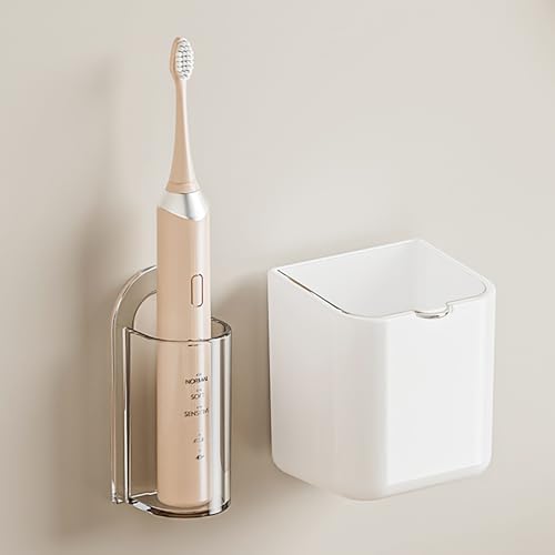 Elektrische Zahnbürstenhalter zur Wandmontage，Stark Klebende Elektrische...