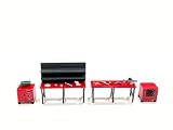 Metal Tools Set A of 5 Pieces Limited Edition 1/64 Scale Models by American Diorama AD-2409MJ