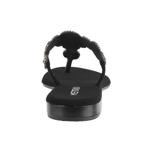 Image of Metro Women's Faux Leather Embellished Comfy Slippers