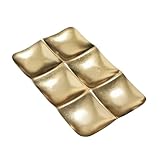 Bandeja para Servir Aperitivos | Decorativo Portátil,Bandeja de Snacks con Divisiones Múltiples - para Casa Salon Comedor Mesa De Té Pan Frutas Caramelo Fiesta