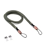 EXTREMADAMENTE RESISTENTE: Paracord es una cuerda trenzada múltiple con una funda de nylon, que también se utiliza en paracaidismo, montañismo y aplicaciones militares.