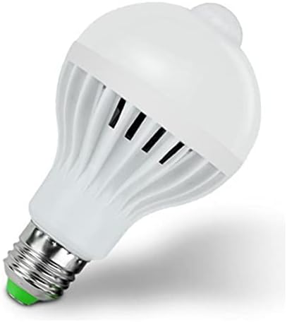 Fengyan Home Bulbs Led Bulb Lights PIR Motion Sensor Bulb E27 Lamp Sound & Light Control E27 Infrared Energy Saving 3W 7W 9W 220V for Home Lighting Household Lamp
