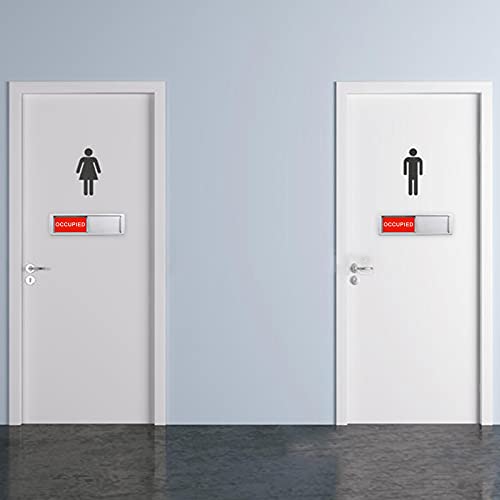 vacant occupied privacy sign vacant occupied door sign for home office restroom conference hotels hospital slider door indicator tells whether room vacant or occupied 73939 x 23939 - silver