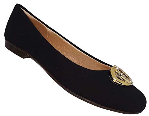 Sapatilha Feminina Adulta Nobuck Preto Light Gel Ref. 521.5177