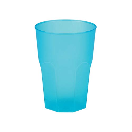 Sovie Tableware | Mehrweg Cocktailglas in Türkis aus Plastik | für Longdrinks und sonstige Getränke | 420ml | 6 Stück Cover