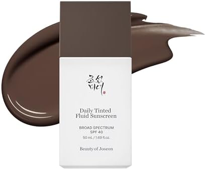 Beauty of Joseon Daily Tinted Fluid Sunscreen 12 Shades for Face Moisturizing Broad Spectrum SPF 40 Korean Skincare 50ml, 1.69 fl.oz #DN350