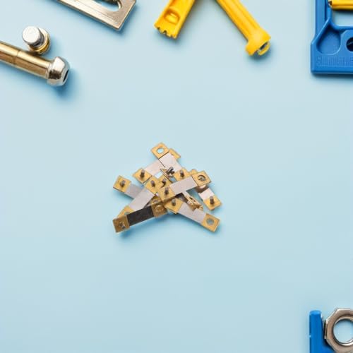 Mobestech 10stücke Pendelfedern für Mechanische Standuhren Ersatzteile aus Metall für Uhrenwerk Zubehör für Wand oder Standuhren Teile für Vintage-Uhren und Wecker
