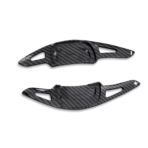 �p�h���V�t�g Compatible With Mazda For CX30 For CX-30 2020 2021 2022 �Ԃ̃X�e�A�����O�z�C�[���V�t�g�p�h���G�N�X�e���_�[�V�t�^�[�p�h���A�N�Z�T���[�M�A(Carbon fiber black)