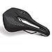 poduszka Ironman Triathlon Saddle rowerowe Road Rower Racing Siadles Szerokie PU Oddychające Miękkie Siedzenia Poduszki Antypoślizgowe, odporne na zużycie (Color : BLACK)