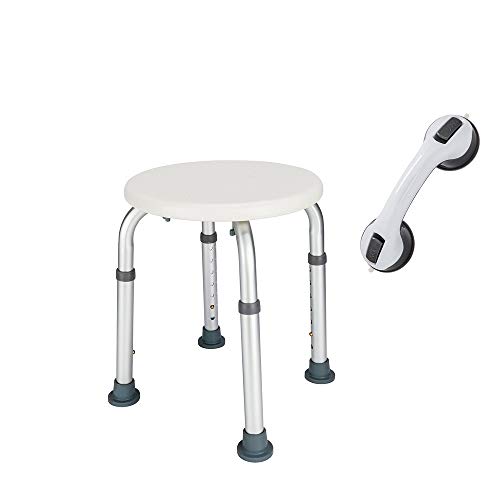 OMECAL 330LBS Medical Shower Chair Bath Stool Transfer Bench Seat, SPA Bathroom Bathtub