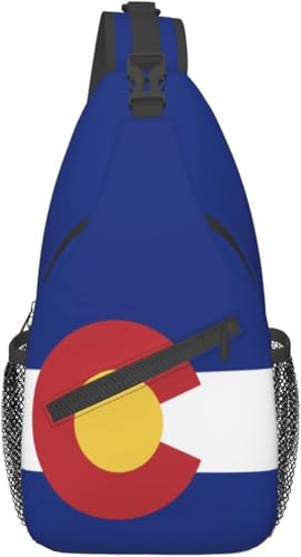 Mochila bandolera unisex color negro miniatura 1