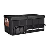 optrcn Car Trunk Organizer for Ford Crown Victoria 1992-2005 2006 2007 2008 2009 2010 2011, Collapsible Multi Compartment Organizer Car Storage Organizer Organization, Storage Organizers Trunk,92L
