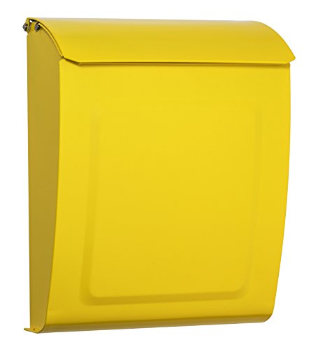 Architectural Mailboxes 2594Y Aspen Wall Mount Mailbox, C1, Yellow #TOP29