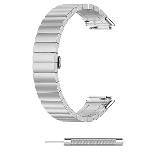 Correa metálica compatible con FITVII Slim Smartwatch miniatura 5