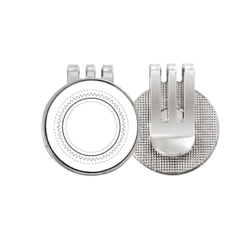 Marqueur de balle de golf magnétique en émail géométrique pour accessoire de green