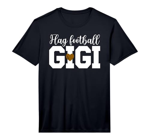 Mens Flag Football Gigi of A Flag Football Player Gigi Performance T-Shirt