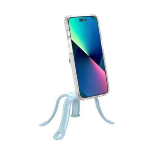 Image of PopSockets Flexible Phone Mount & Stand, Tripod, Universal Device Mount - Blue Sigh