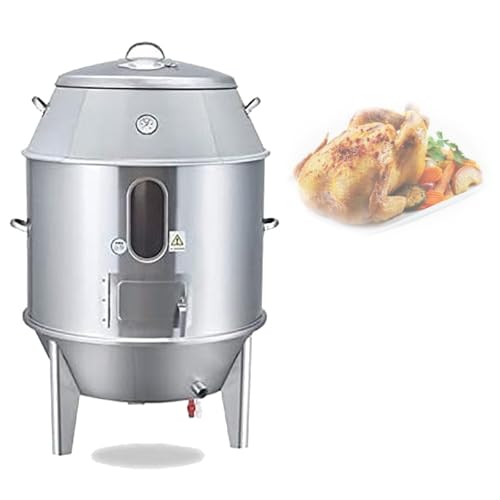 Horno comercial de carbón for pato, versión mejorada y espesada, costillas de gas de acero inoxidable de doble uso, cordero, pollo, máquina for asar for fábrica de alimentos industriales