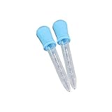 Fácil de limpiar: cada cuentagotas líquido de silicona es fácil de limpiar con agua caliente. O puedes lavar estos cuentagotas en el lavavajillas. (Pero tienes que separar la cabeza del gotero del tubo y ponerlo en el lavavajillas)