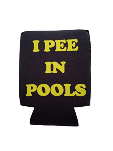 Capital City Commerce PIP_BLACK_NEOPR I Pee In Pools - Funny Can Cooler thumb #1