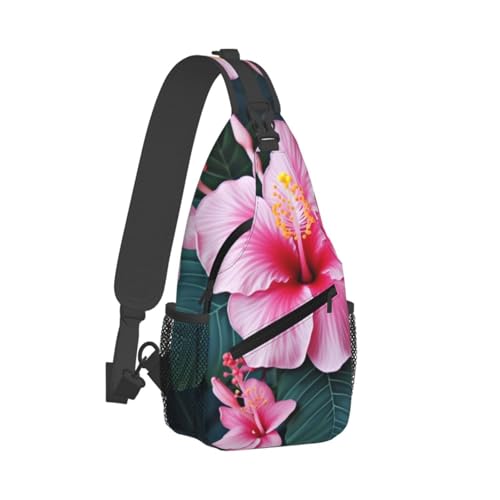 Maletín cruzado para hombre con diseño floral miniatura 2