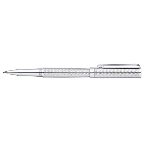 Sheaffer Intensity Engraved Chrome Rollerball Pen With Chrome Cap And Trim #TOP1